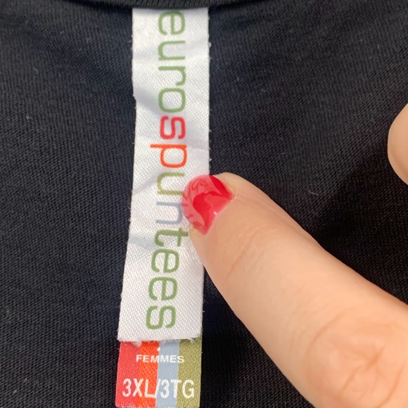 Red Corvette Nice Ass Black Tee - sz 3X - Picture 4 of 5